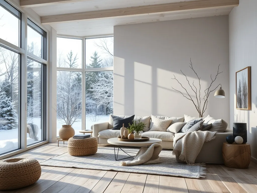 Portefølje av nordisk vinterlys i ulike rom