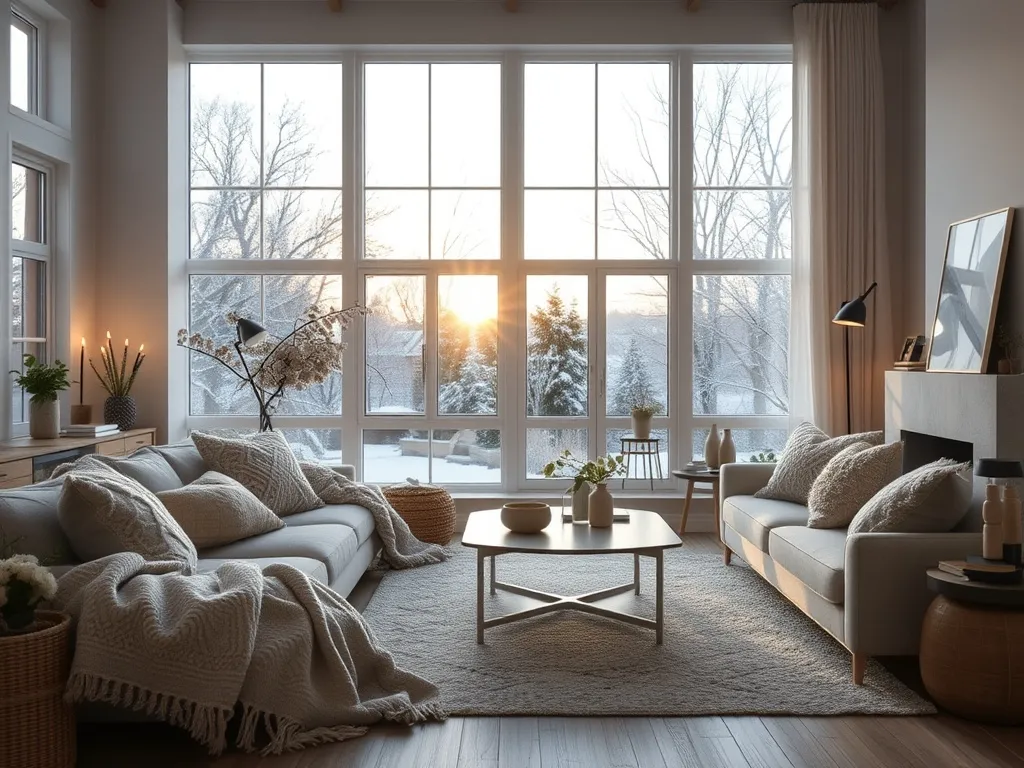 Koselig stemning med dempet lys