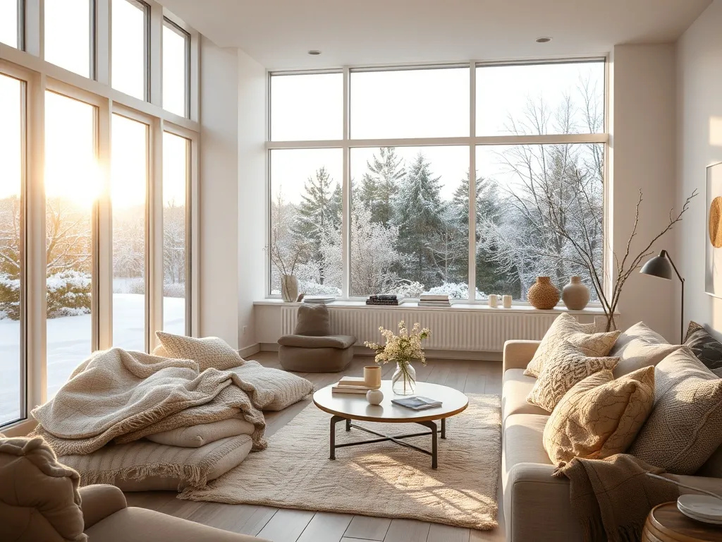 Rolig atmosfære med varm belysning